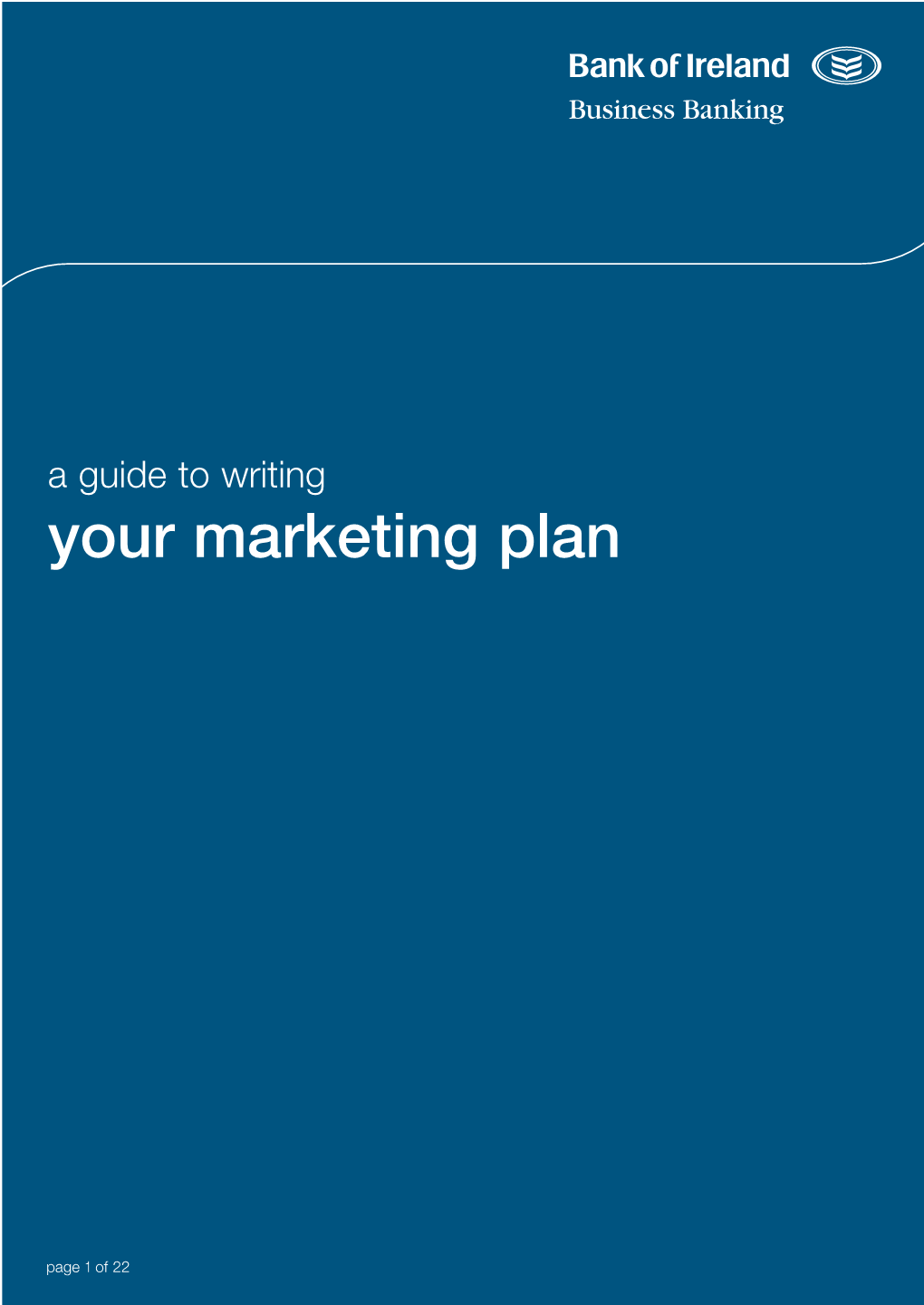 BOI Guide to Writing Your Marketing Plan