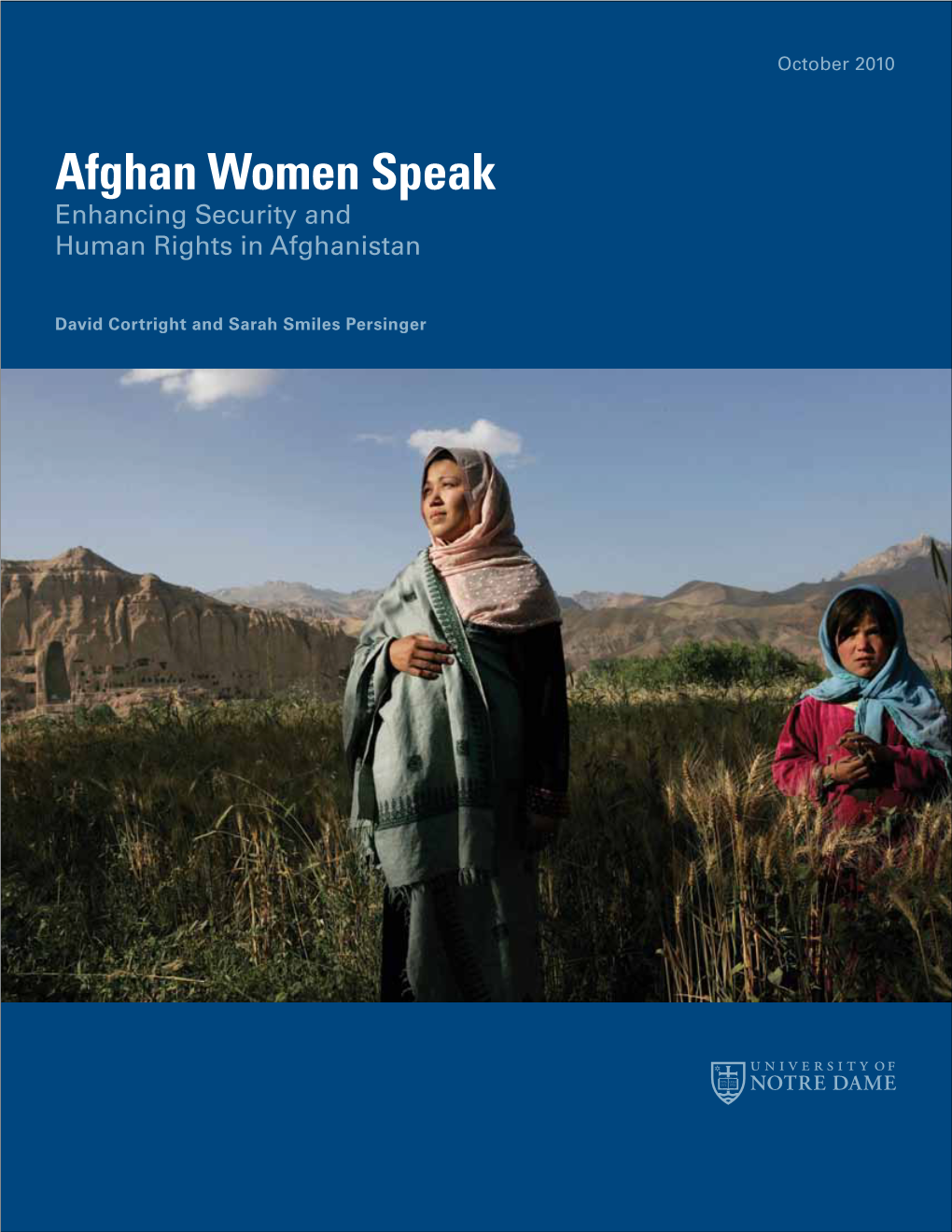 Afghan Women Speak Enhancing Security and Human Rights in Afghanistan