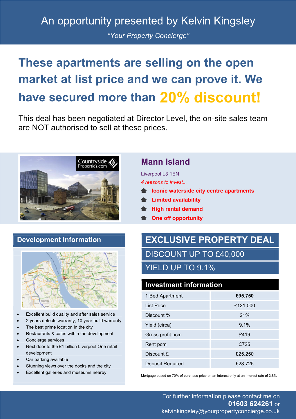 Mann Island Liverpool L3 1EN 4 Reasons to Invest