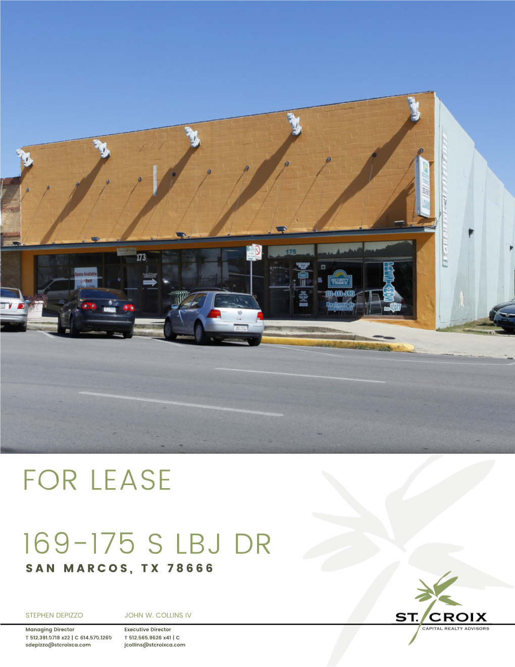 For Lease 169-175 S Lbj Dr