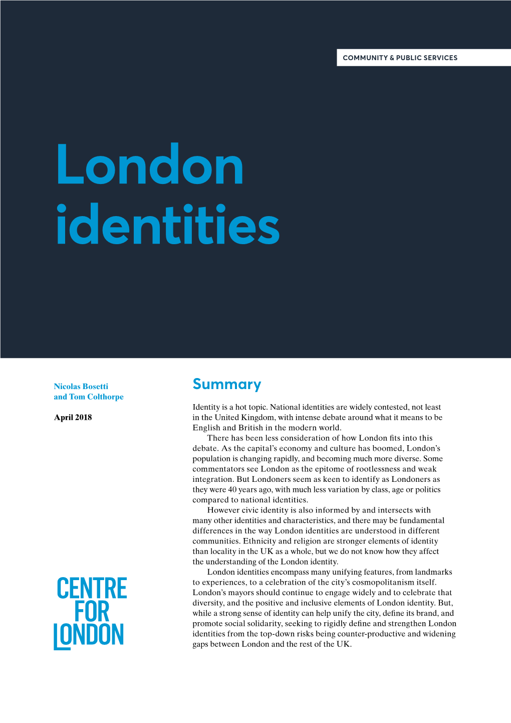 London Identities