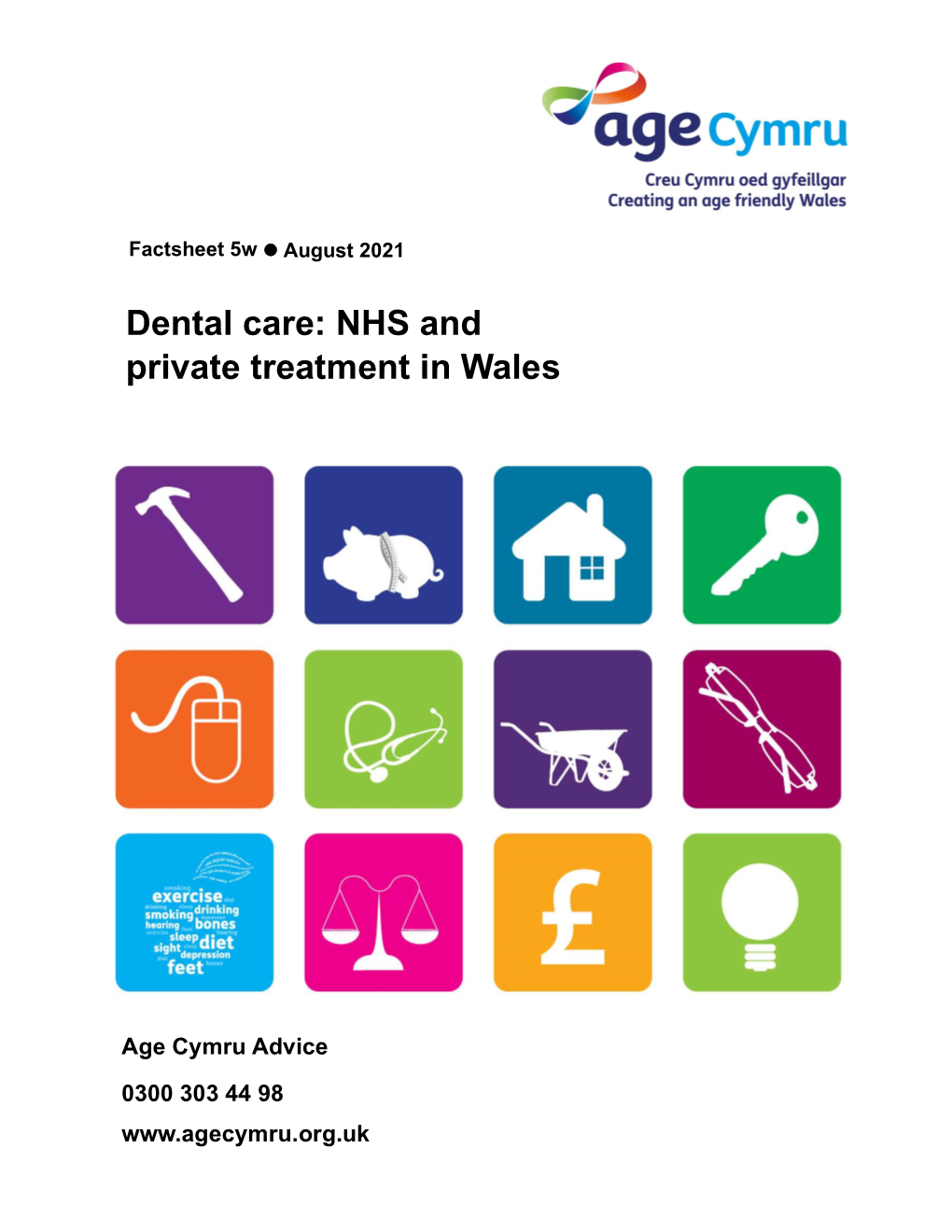 Factsheet 5W: Dental Care