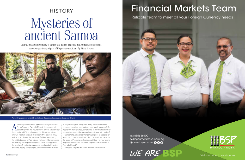 Financial Markets Team