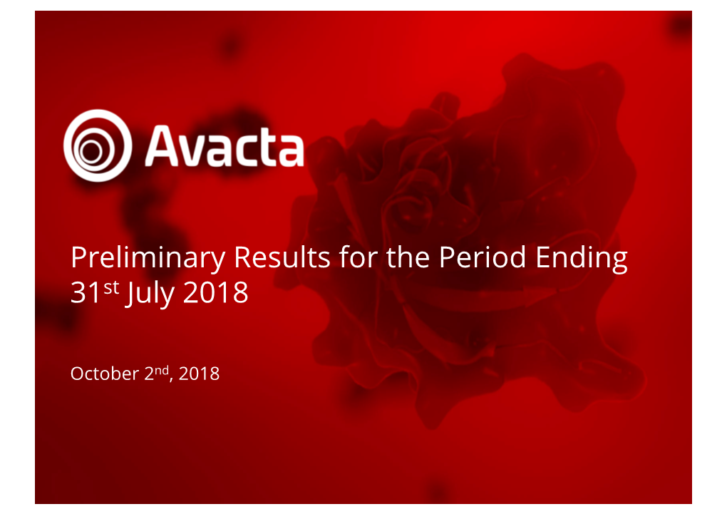 Avacta Group Plc Prelim Results V2