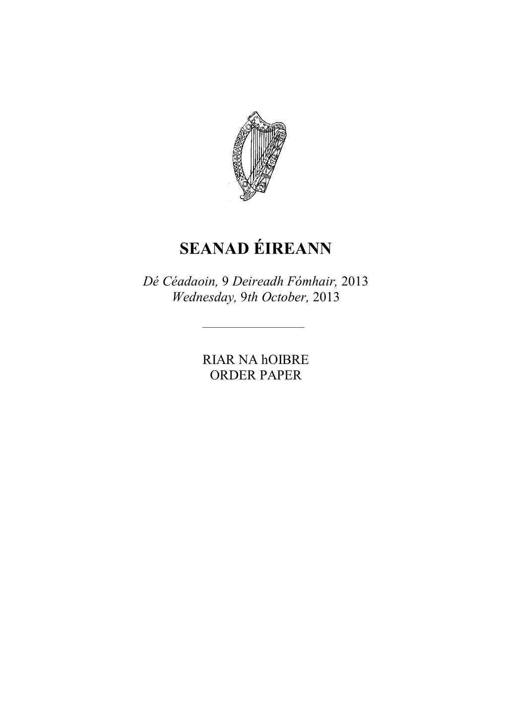 Seanad Éireann