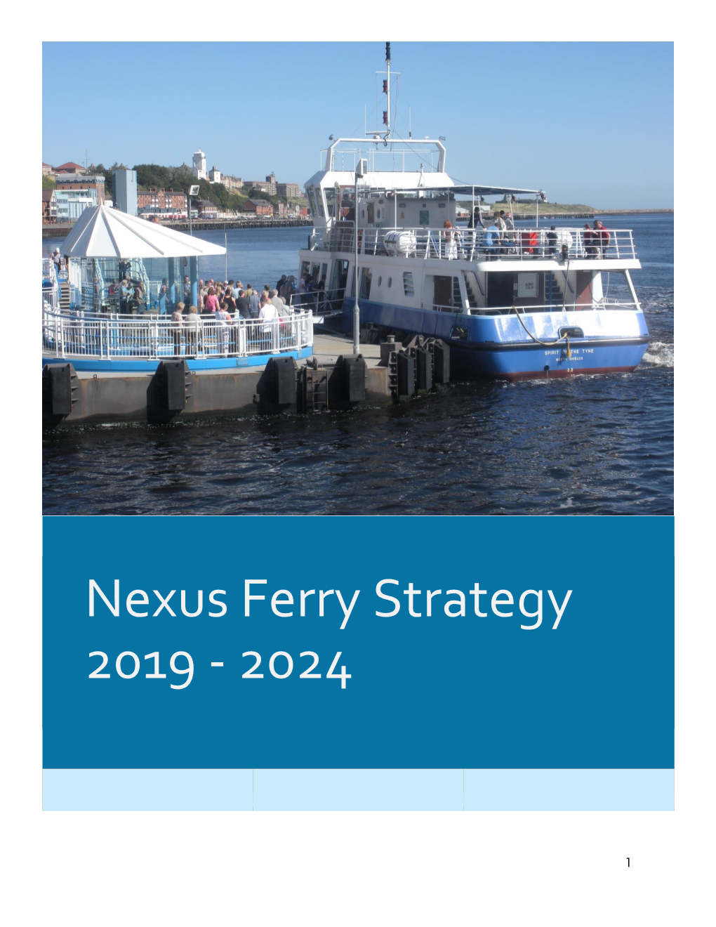Nexus Ferry Strategy 2019 - 2024