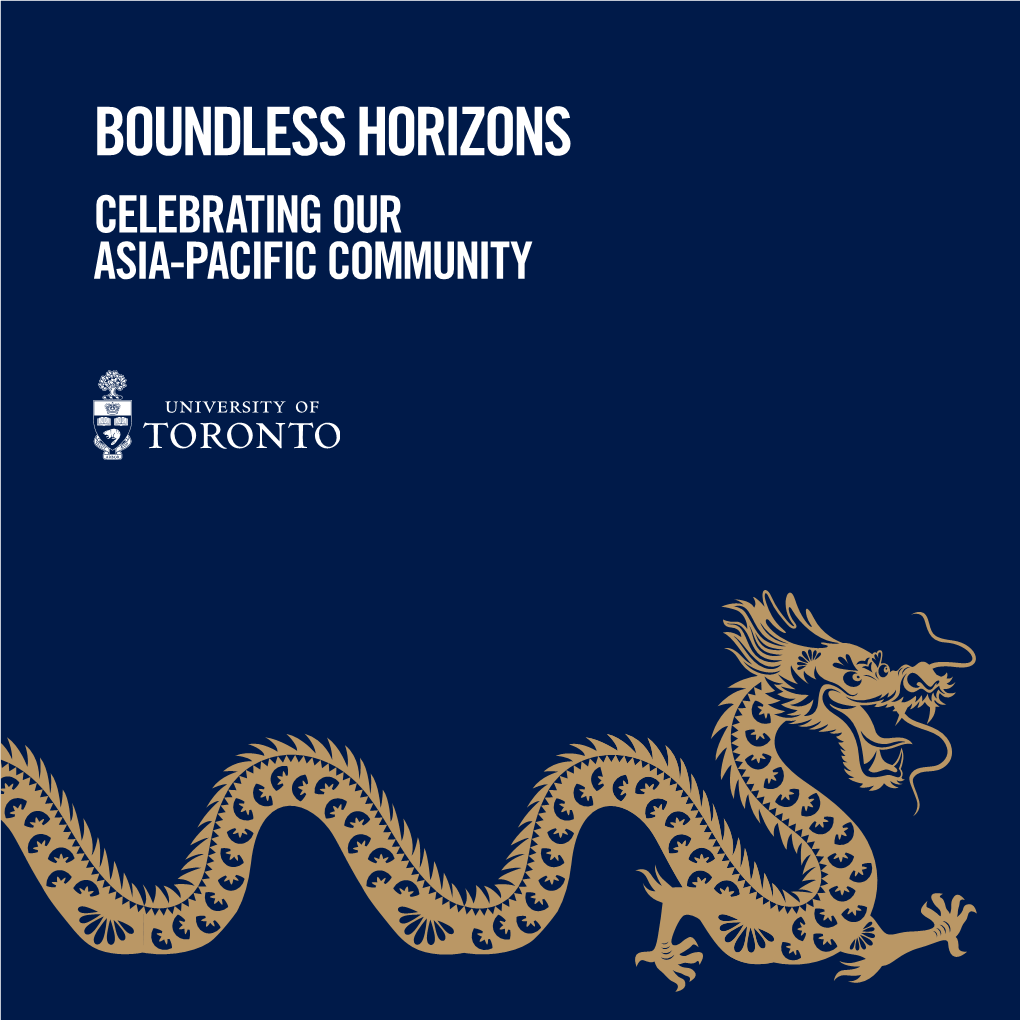 Boundless Horizons Celebrating Our Asia-Pacific Community Old Friendships, New Horizons 2