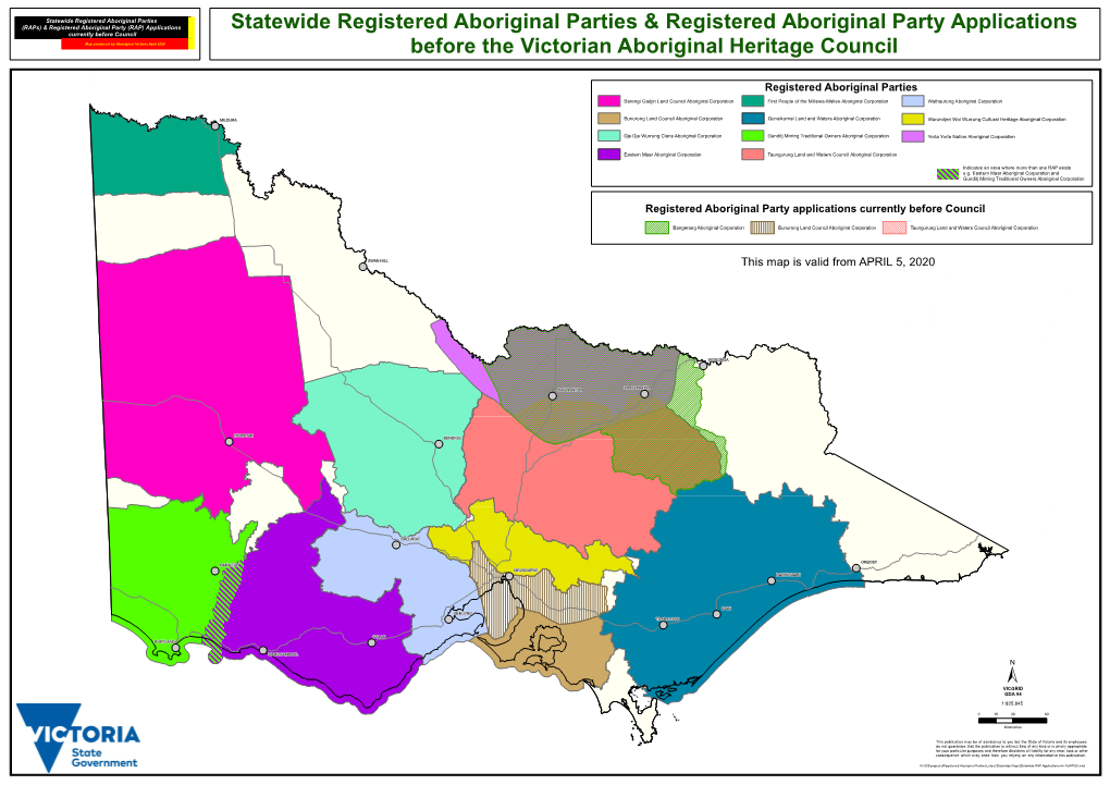Registered Aboriginal Party (RAP) Applications Currently Before Council