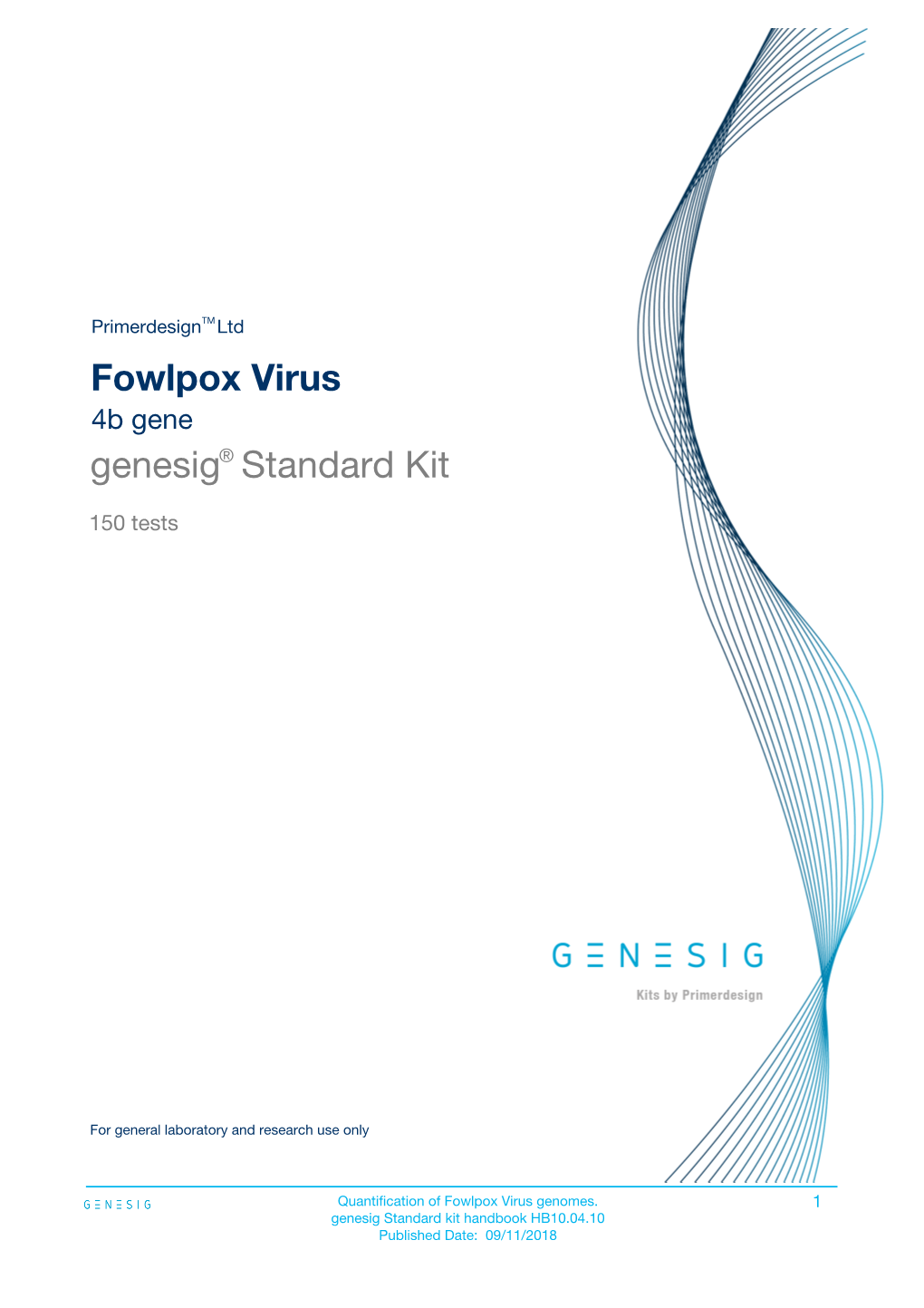 Fowlpox Virus Genesig Standard