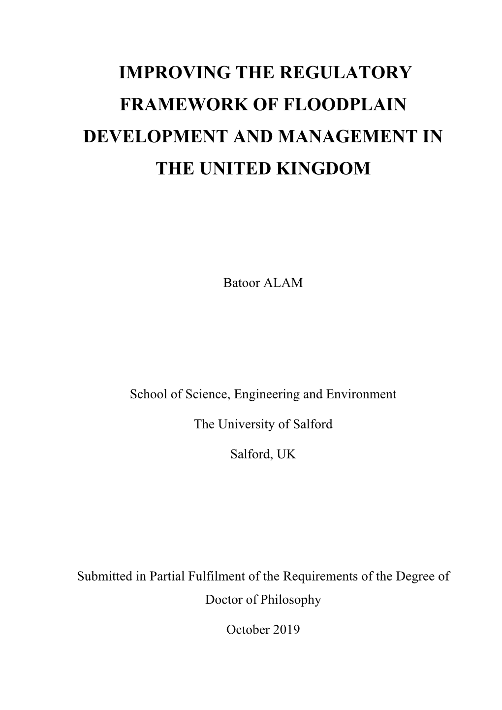 2.4. Flood Risk Management