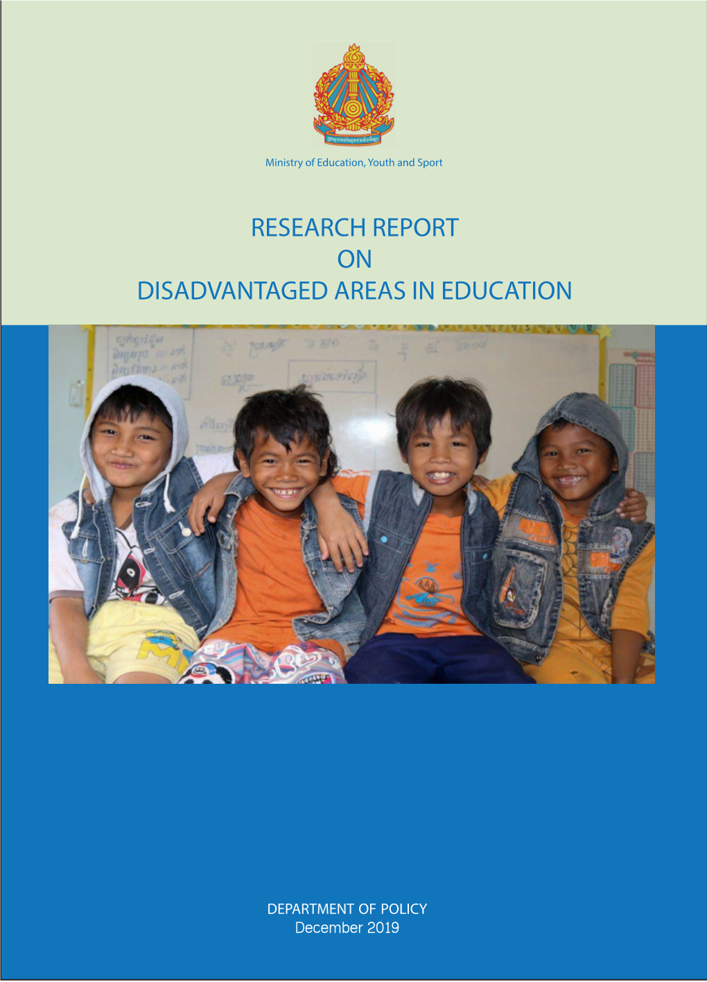 Research Report on Disadvantaged Areas in Education