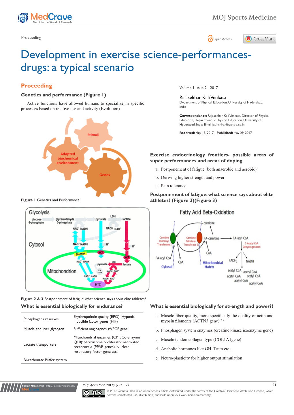 Development in Exercise Science-Performances- Drugs: a Typical Scenario