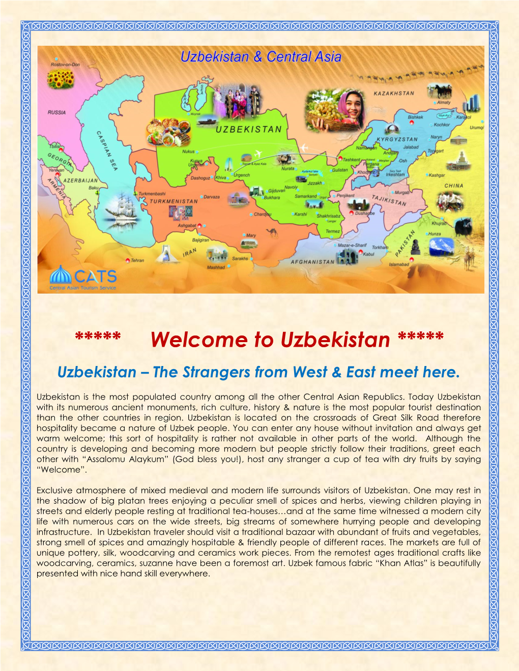 Welcome to Uzbekistan *****