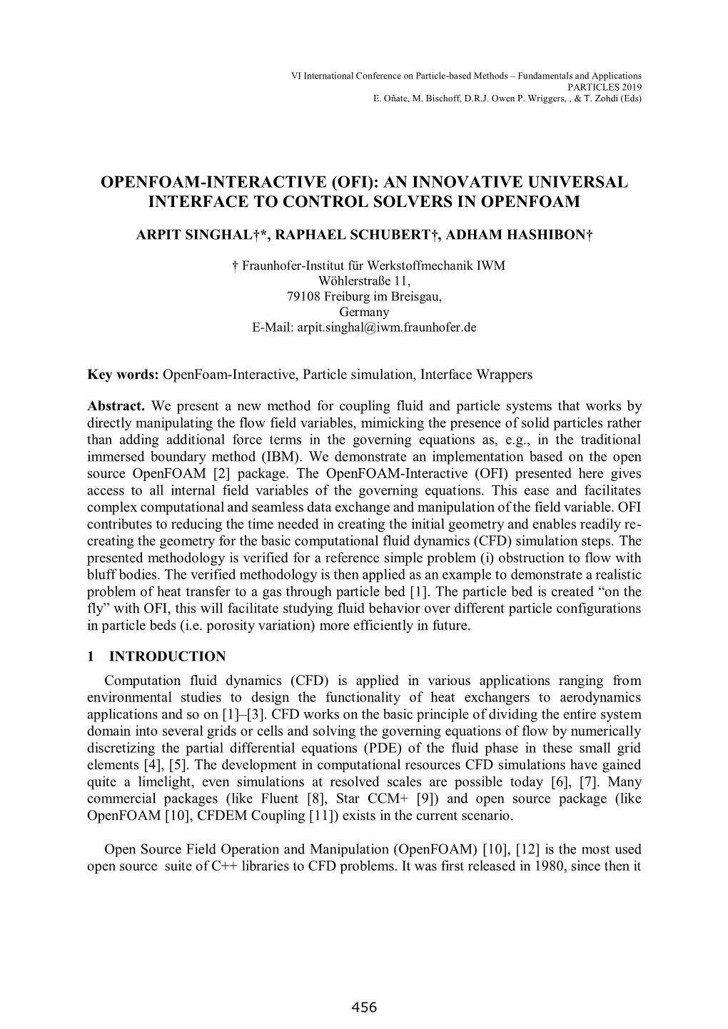 (Ofi): an Innovative Universal Interface to Control Solvers in Openfoam