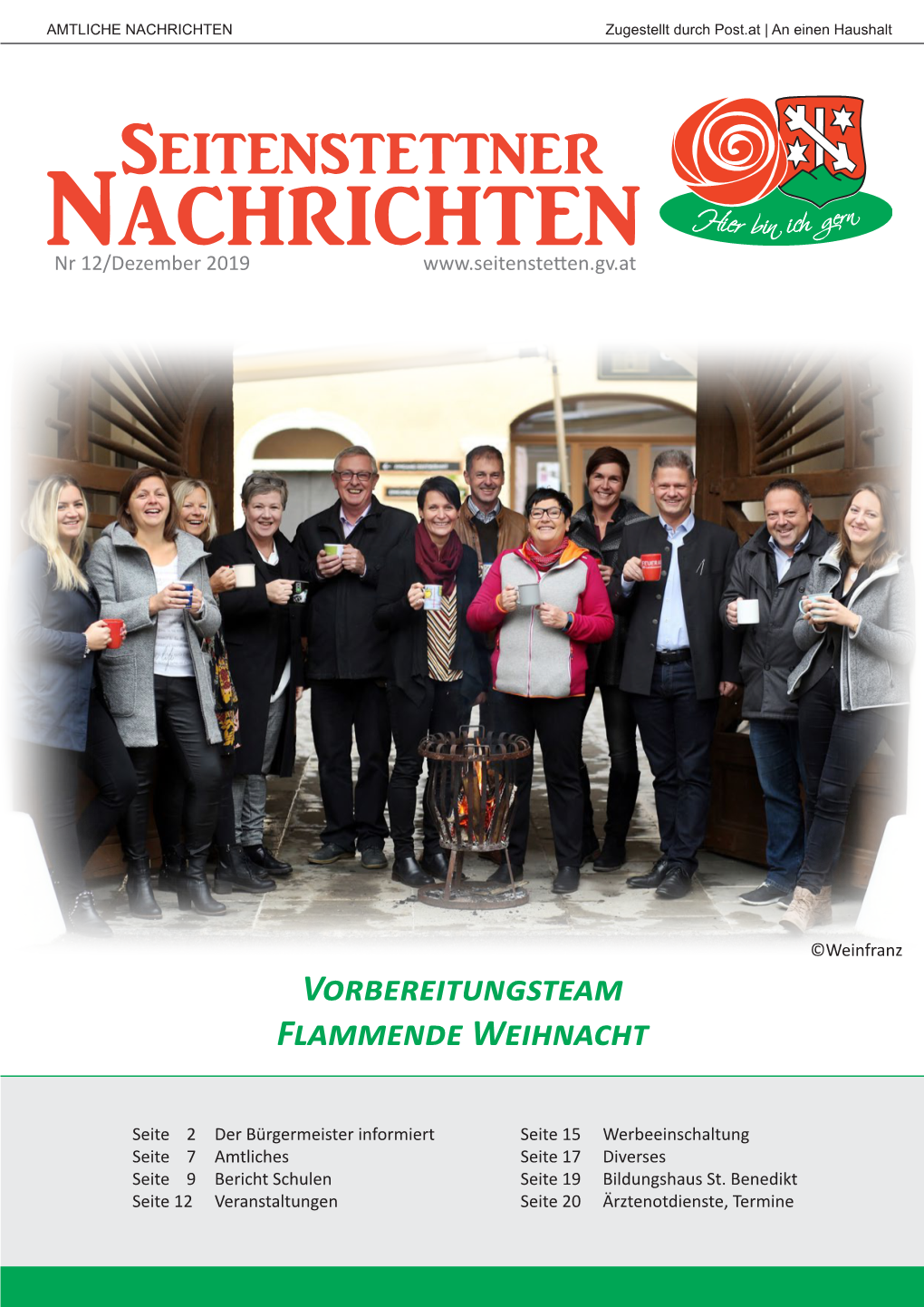 Seitenstettner Nachrichten Nr 12/Dezember 2019