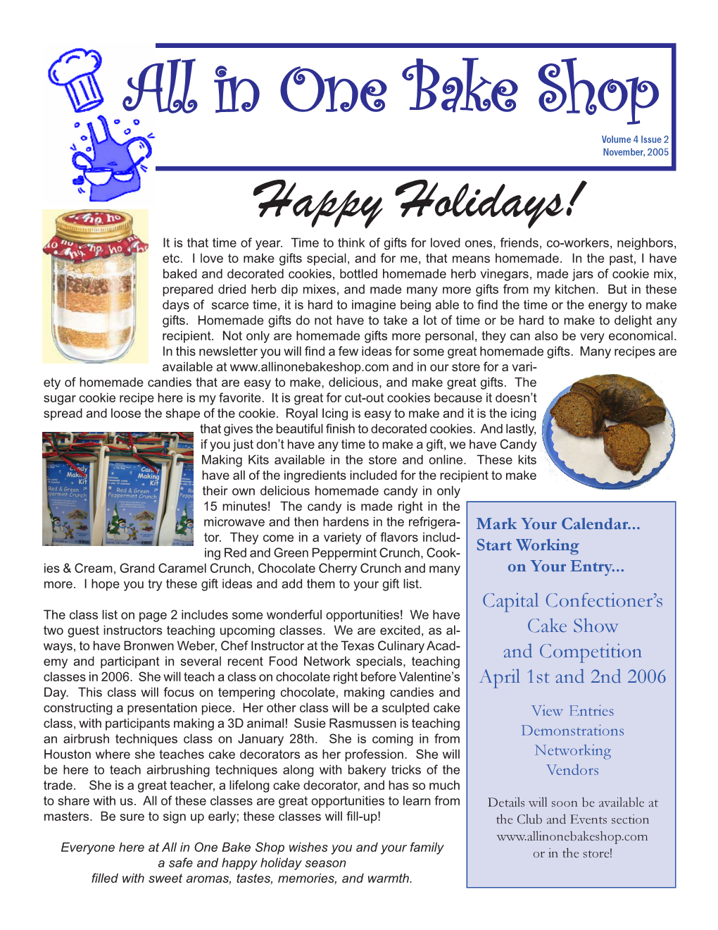 Newsletter November 2005