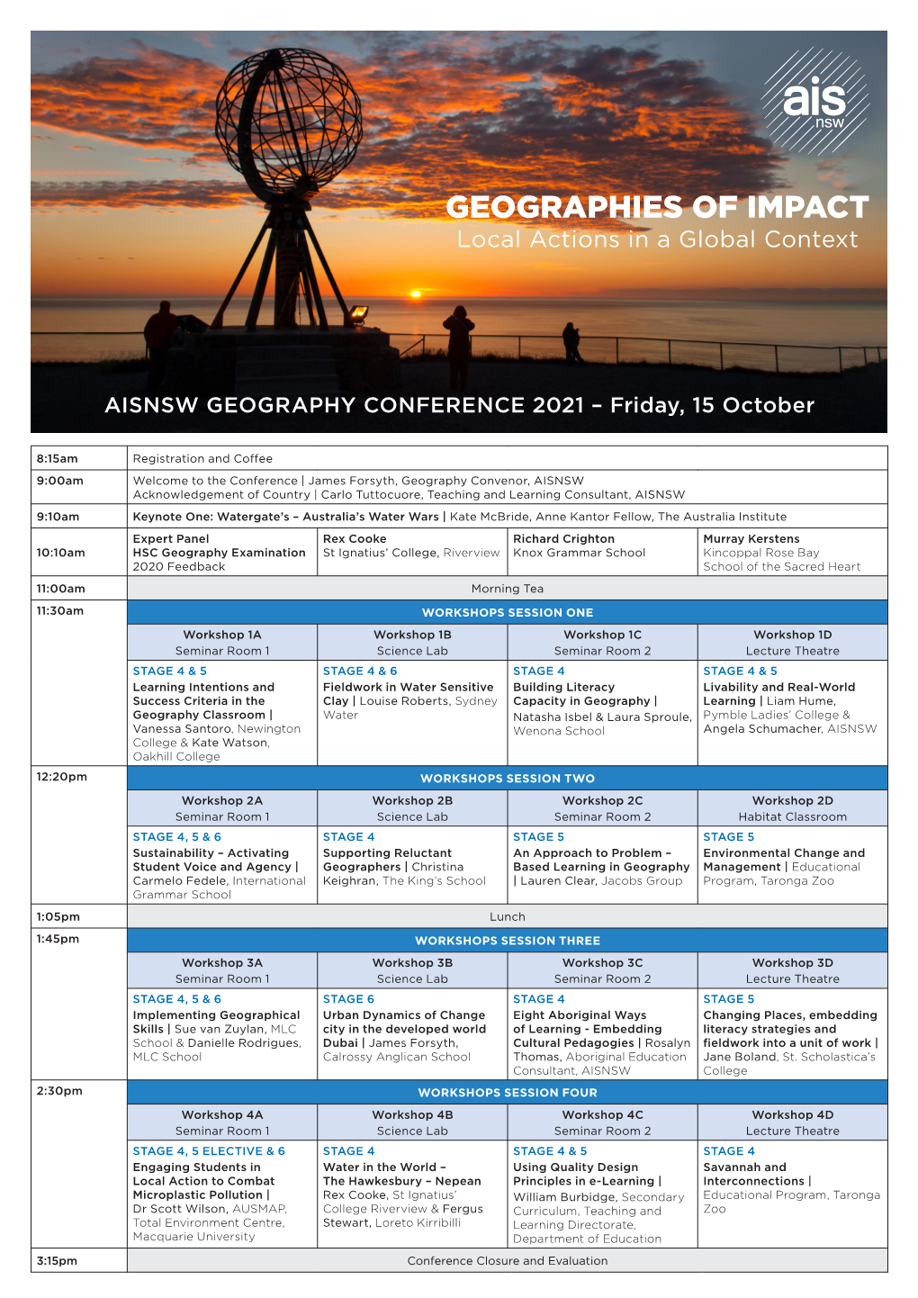 GEOGRAPHIES of IMPACT Local Actions in a Global Context