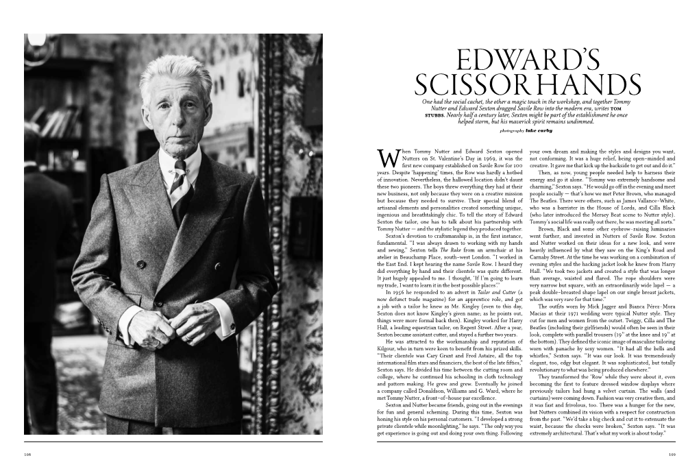 Edward's Scissor Hands Article in the Rake