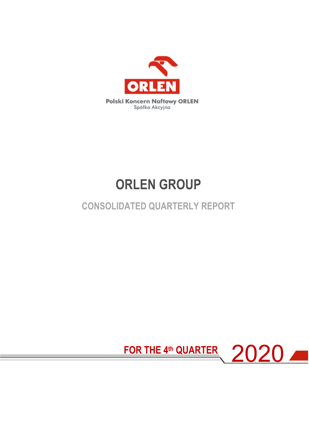 Orlen Group Consolidated Quarterly Report