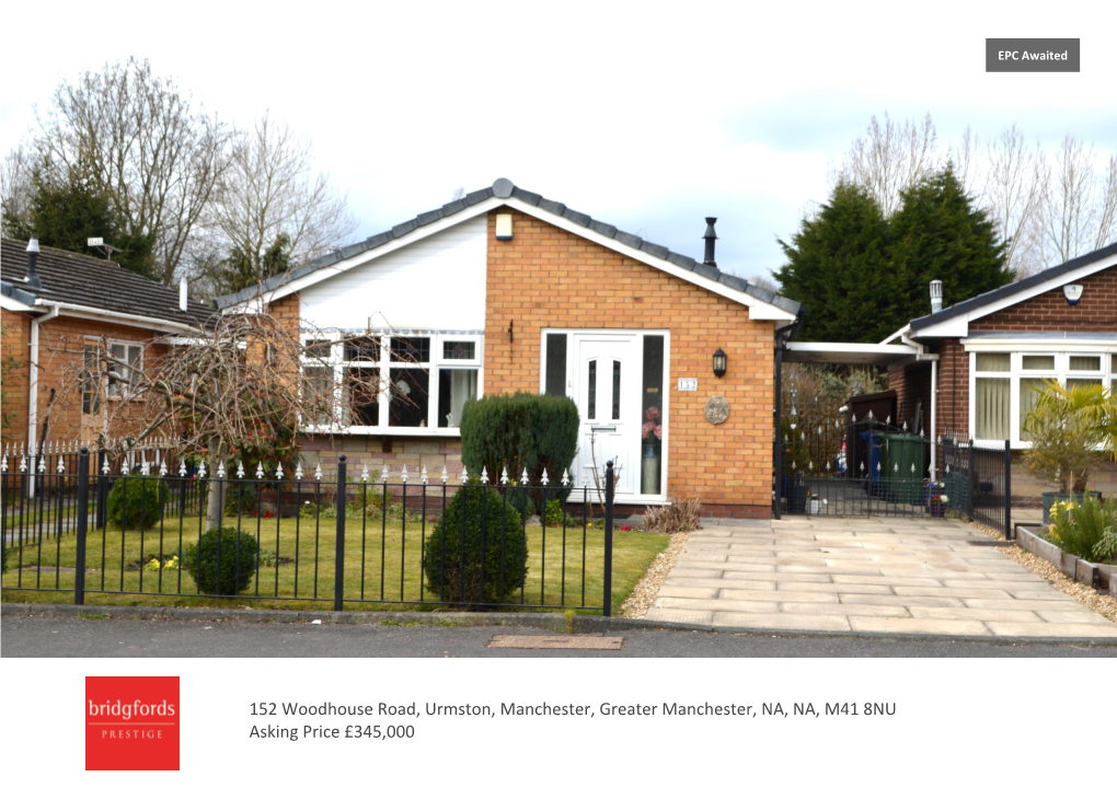 152 Woodhouse Road, Urmston, Manchester, Greater Manchester, NA, NA, M41 8NU Asking Price £345,000