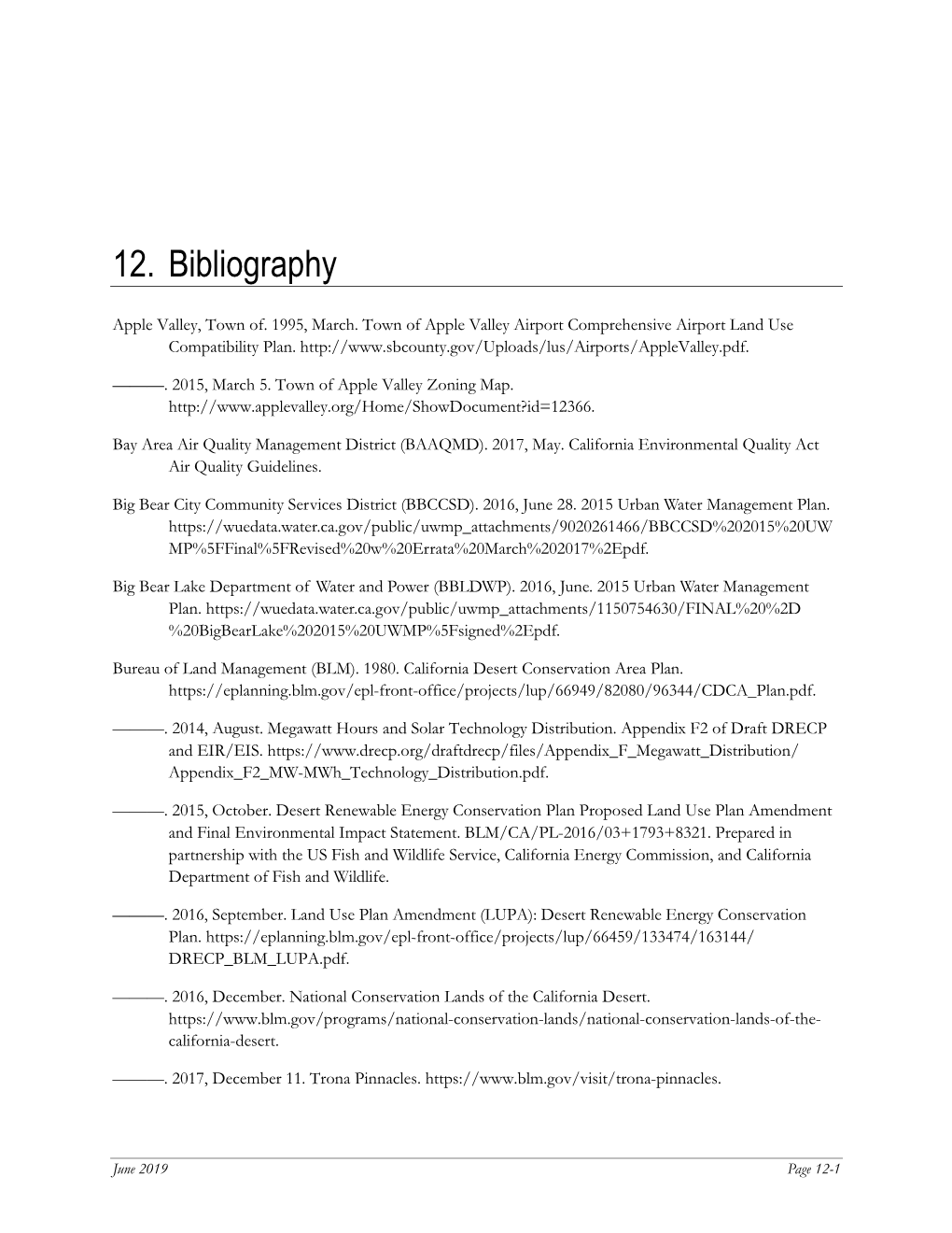 Chapter 12) Bibliography