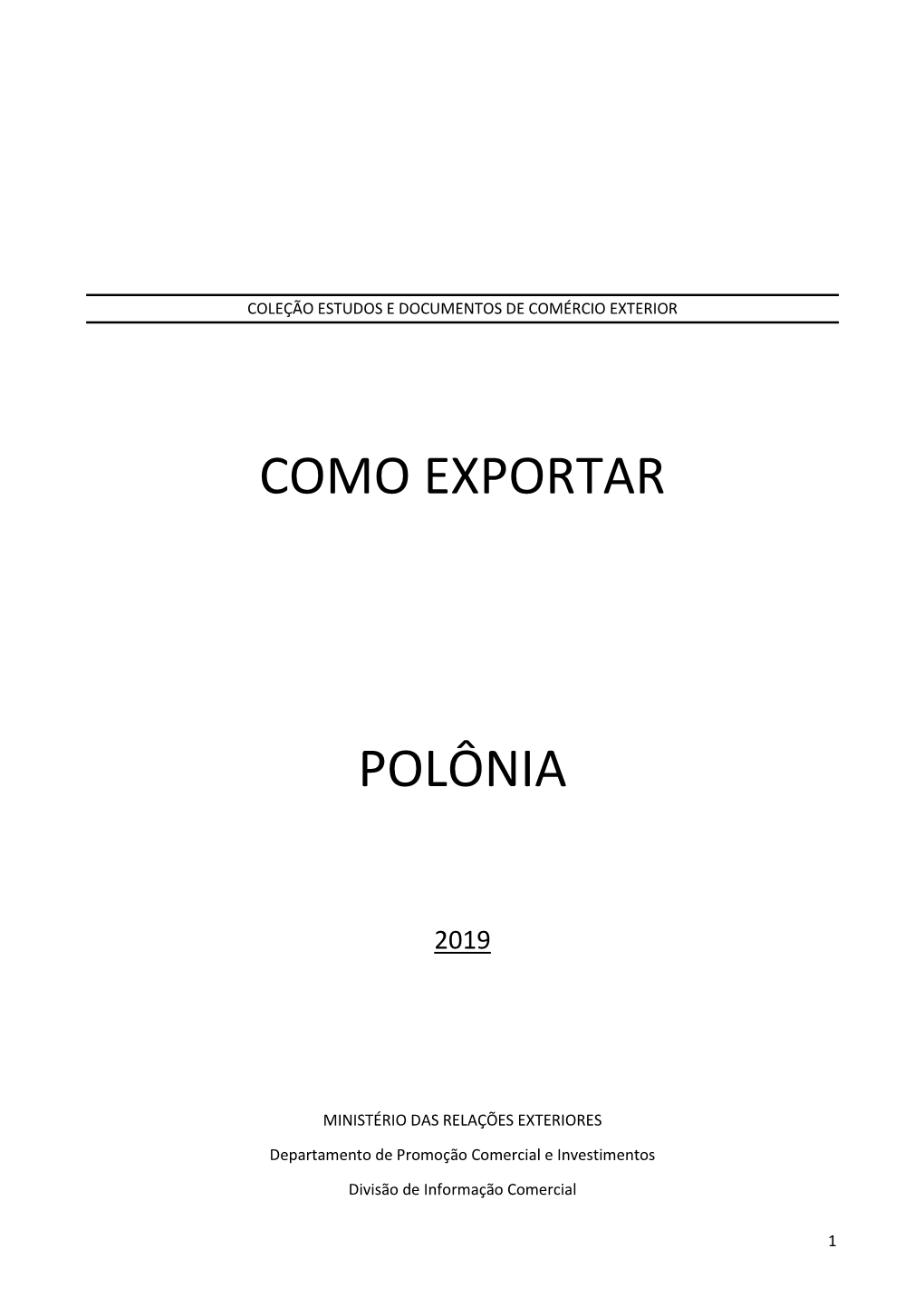 Como Exportar Polônia