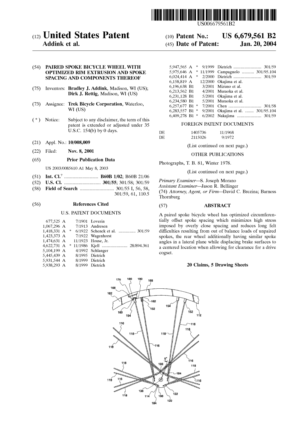 (12) United States Patent (10) Patent No.: US 6,679,561 B2 Addink Et Al