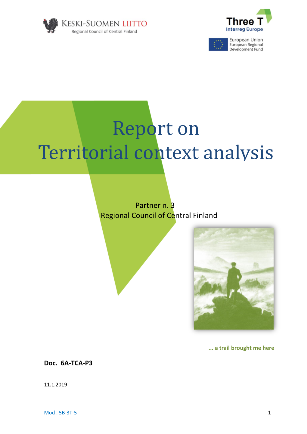 Report on Territorial Context Analysis