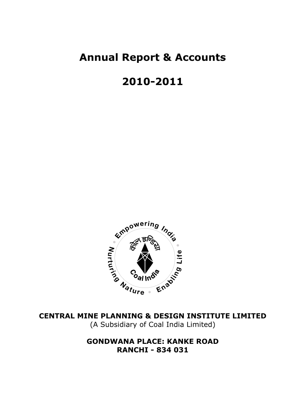 Annual Report & Accounts 2010-2011