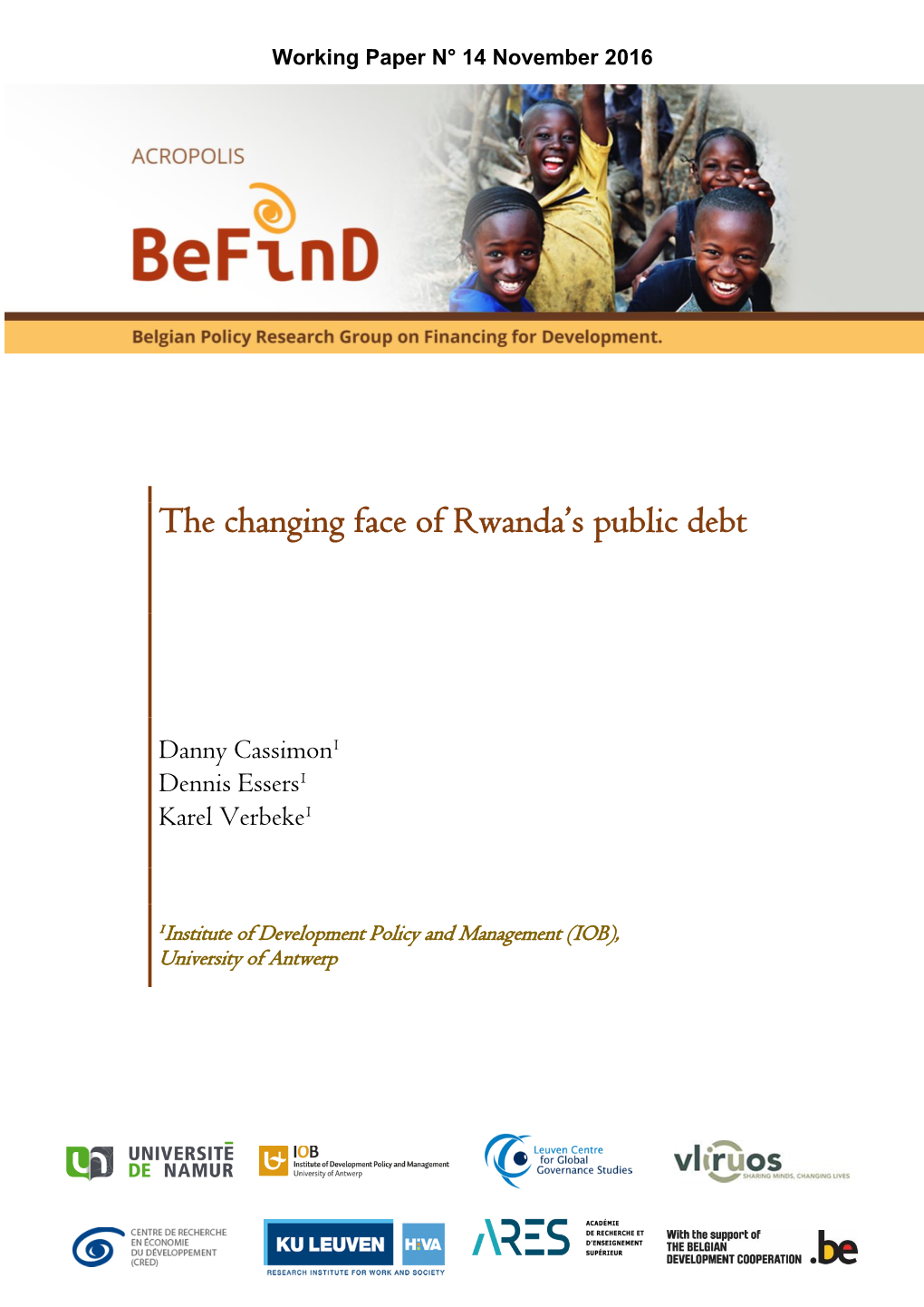 The Changing Face of Rwanda's Public Debt