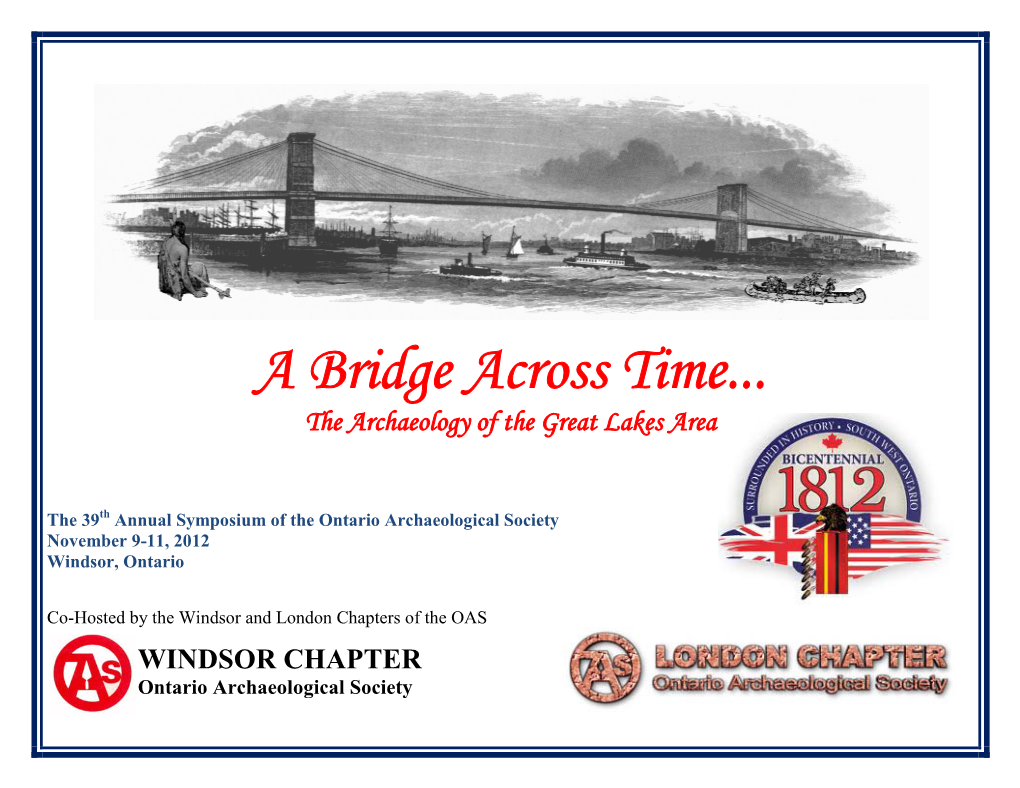 A Bridge Across Time... the Archaeology of the Great Lakes Area
