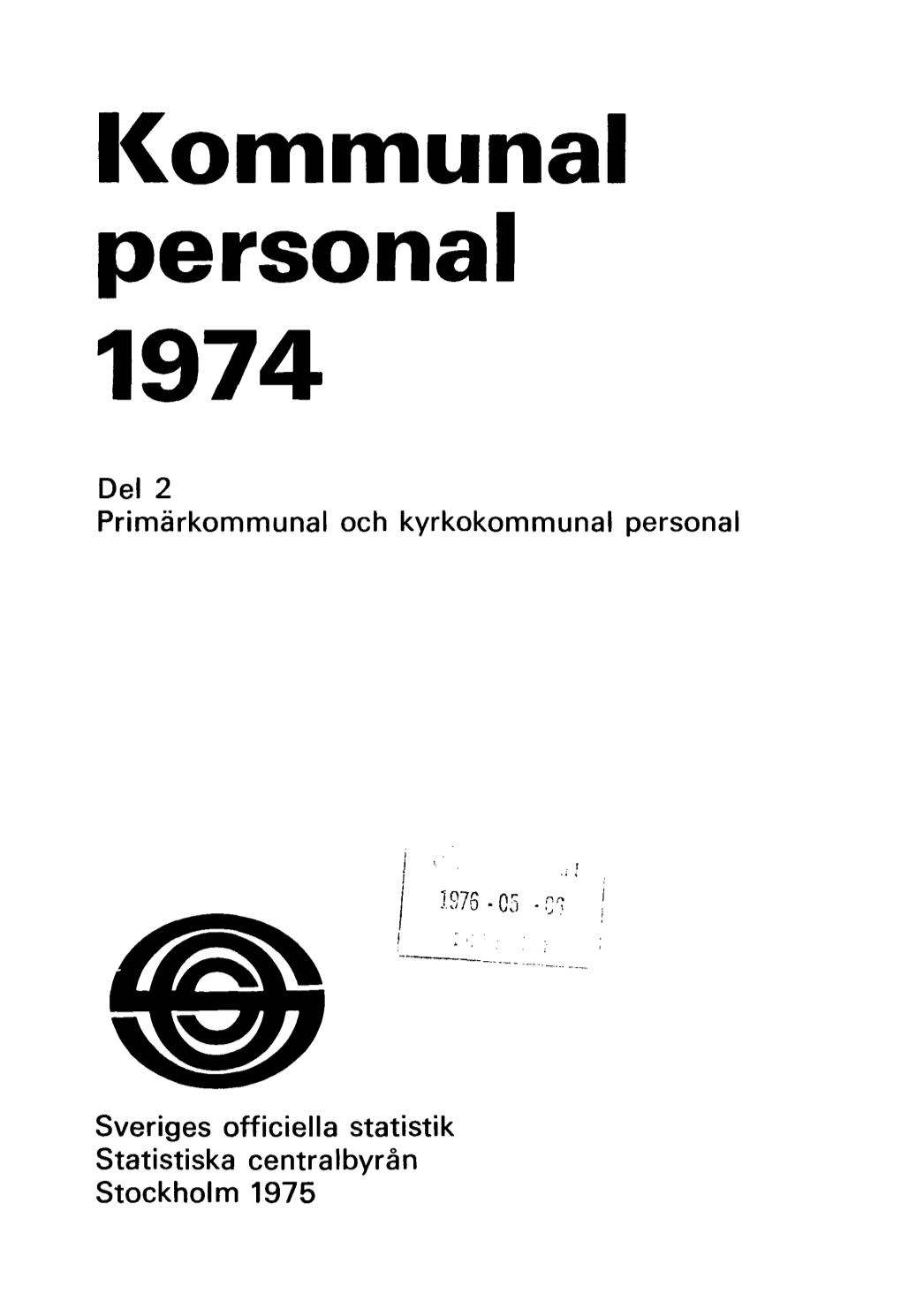 Kommunal Personal 1974