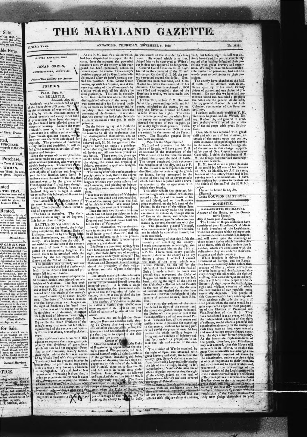 The Maryland Gazette