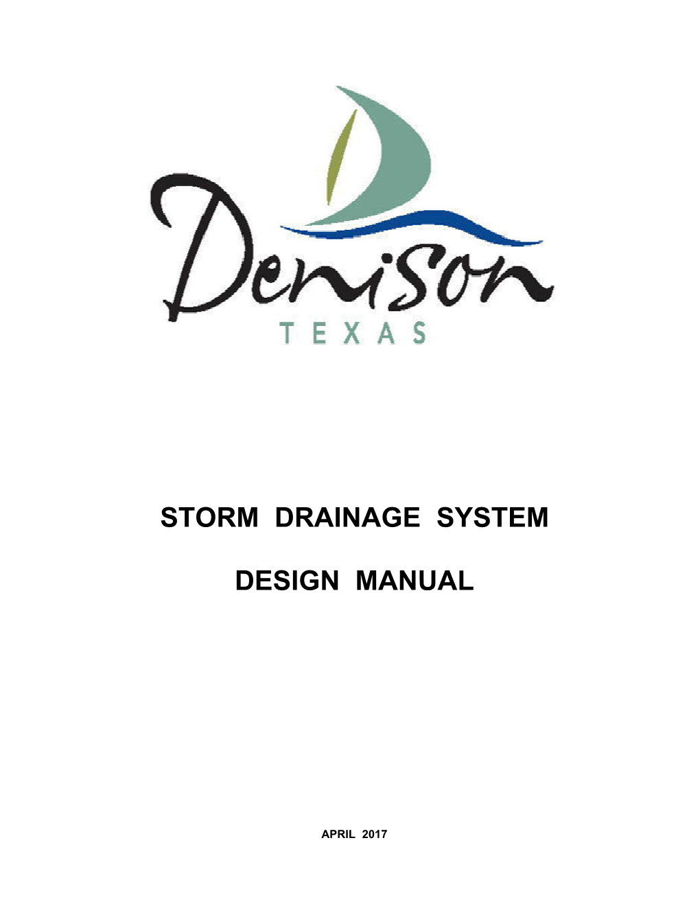 Storm Drainage System Design Manual