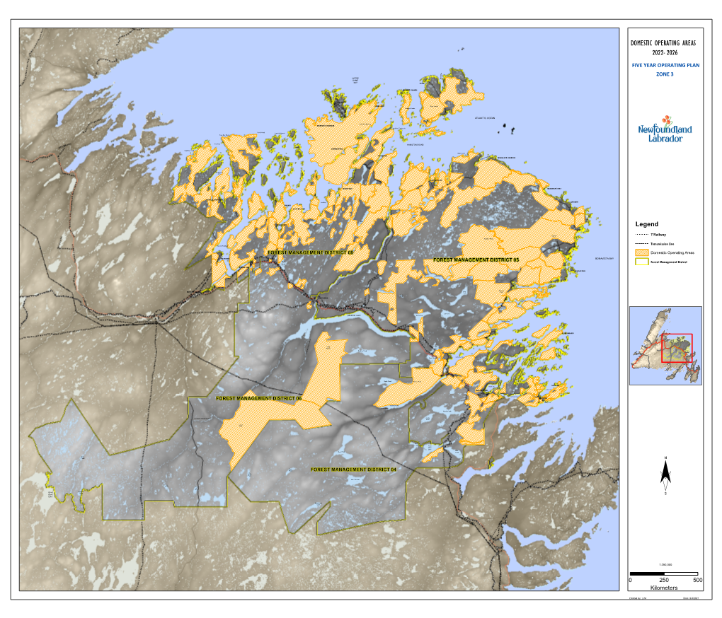 Domestic Operating Areas 2022- 2026