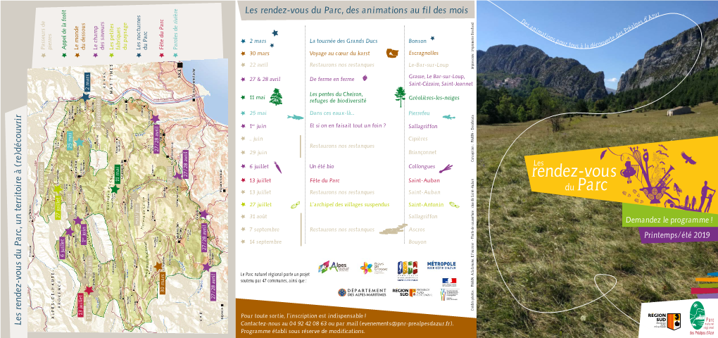 D Écou Vrir Les Rendez-Vous Du Parc, Des Animations Au Fil Des Mois