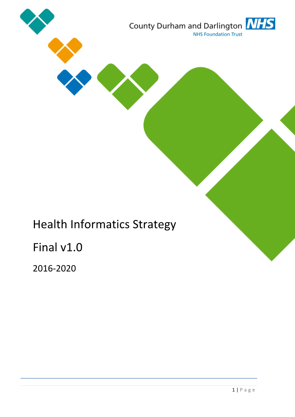 Health Informatics Strategy Final V1.0