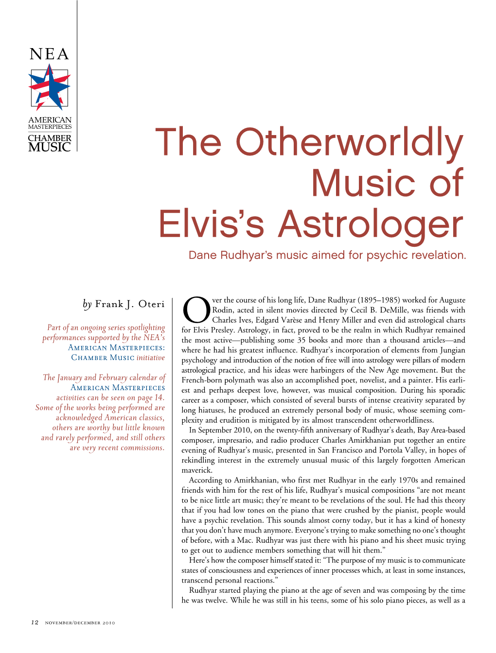 The Otherworldly Music of Elvis's Astrologer