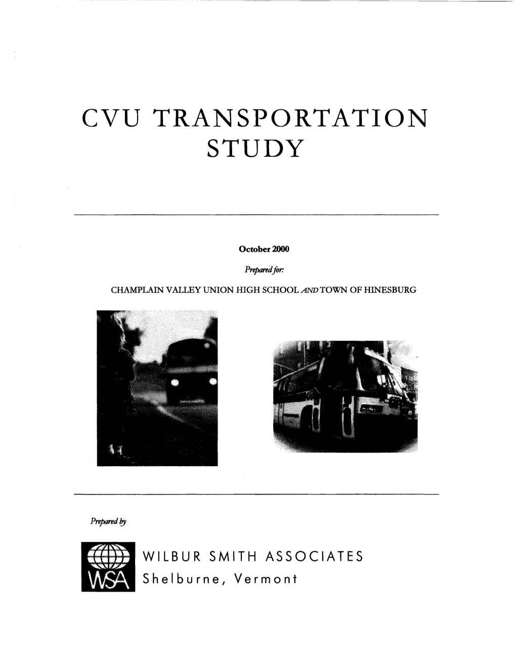 Cvu Transportation Study