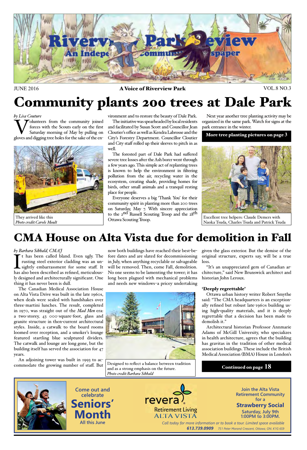 Community Plants 200 Trees at Dale Park by Lisa Couture Vironment and to Restore the Beauty of Dale Park