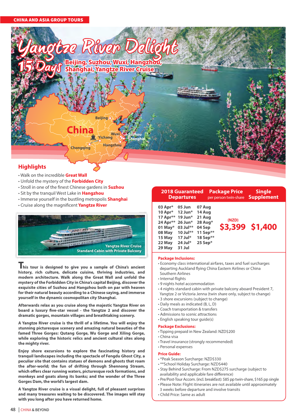 Yangtze River Delight 2018