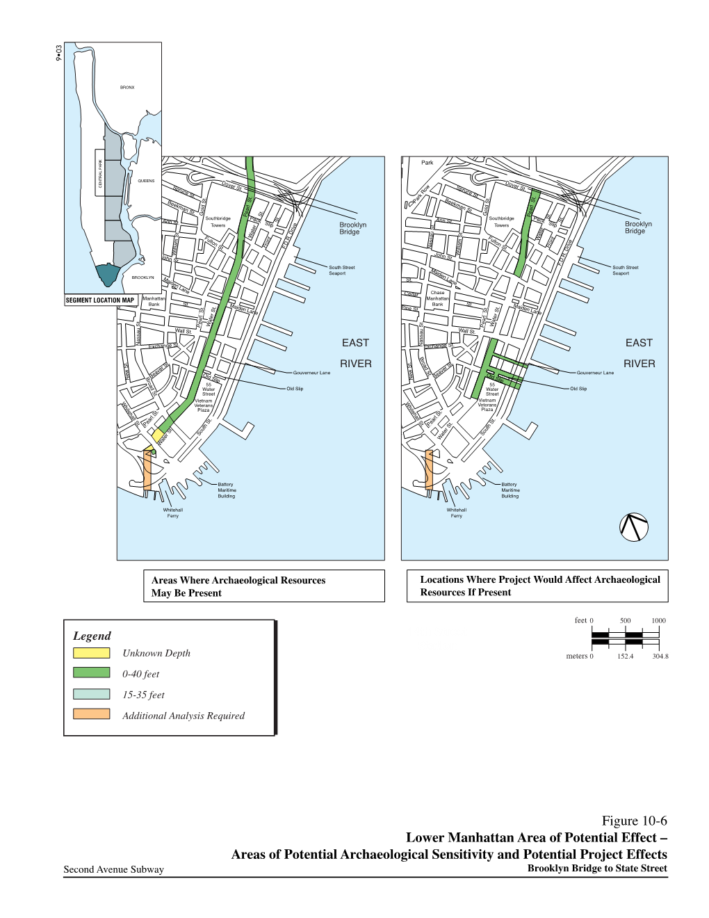 Figure 10-6 Lower Manhattan Area of Potential Effect