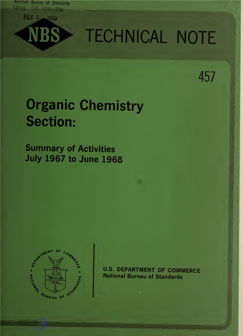 Organic Chemistry Section