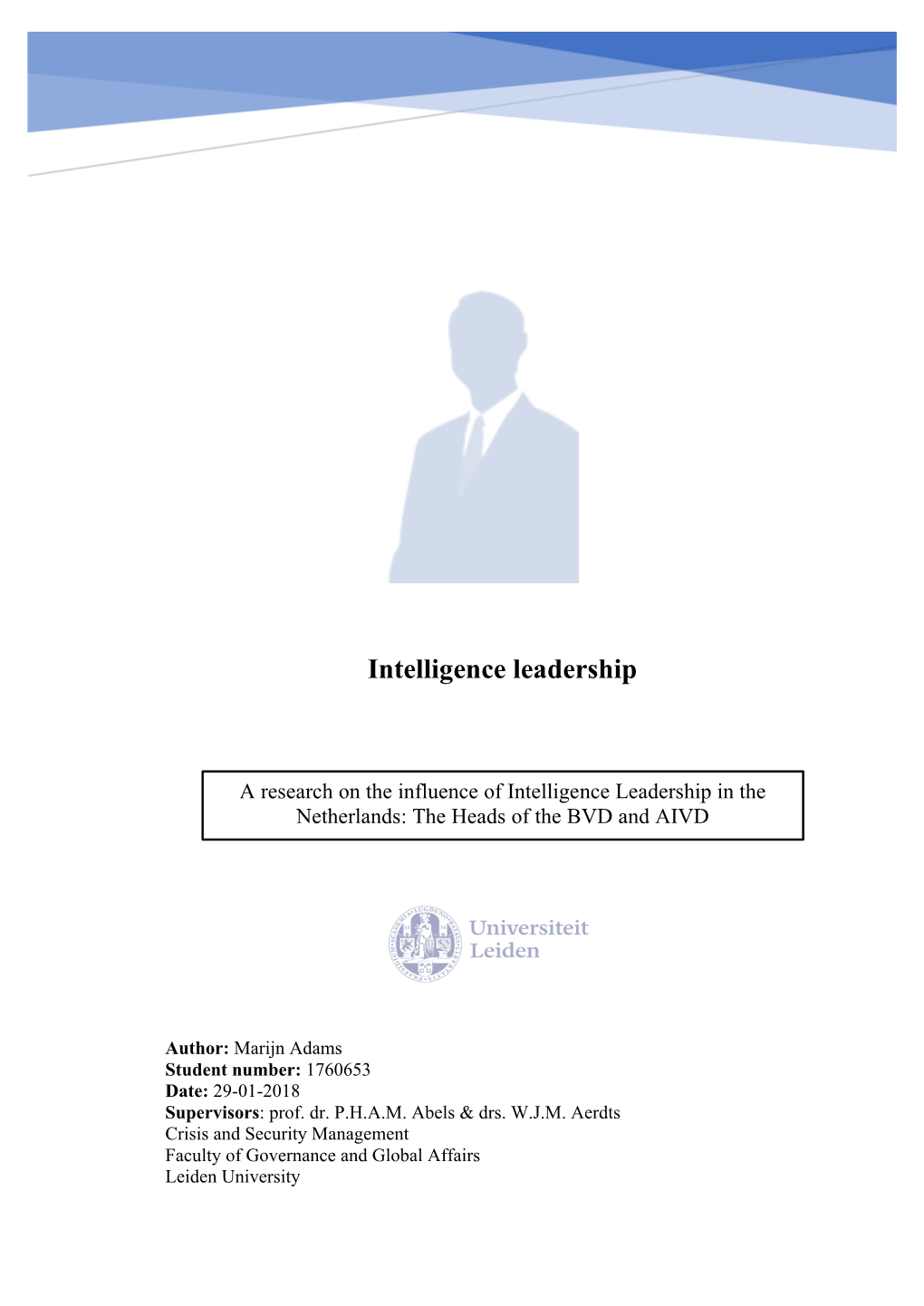 Intelligence Leadership
