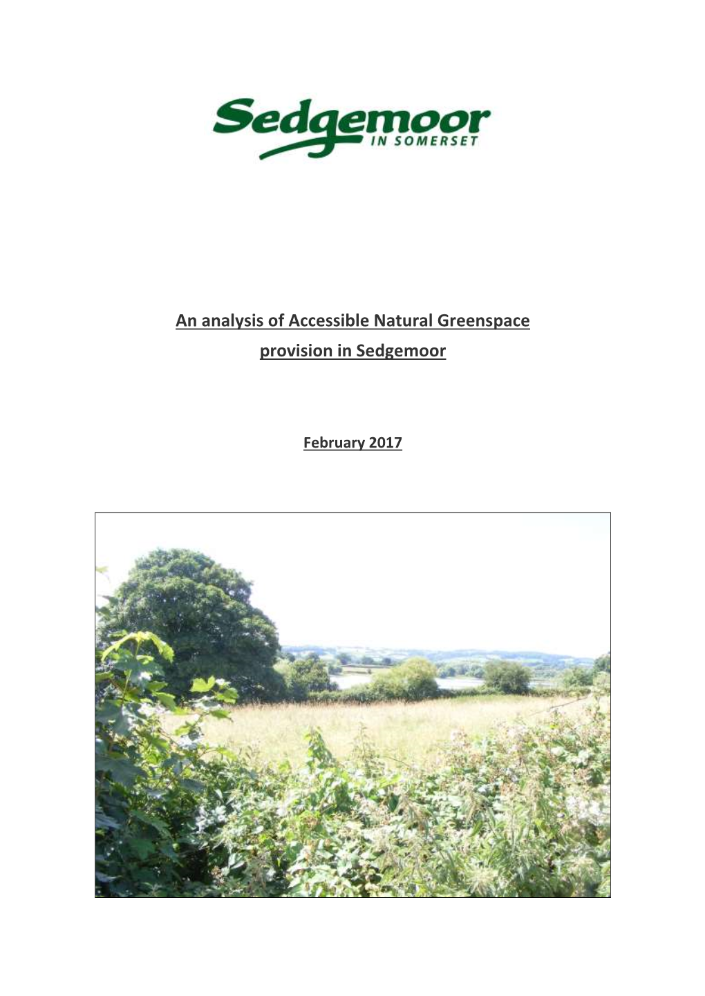 Accessible Natural Greenspace Assessment