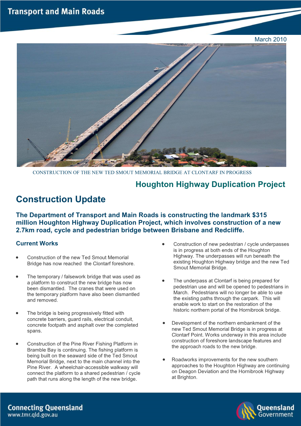 Houghton Highway Duplication Project Construction Update