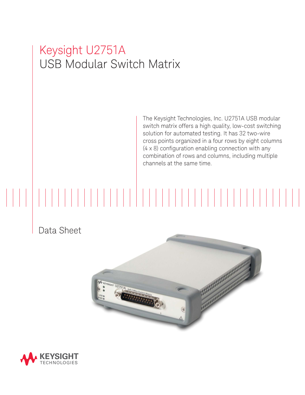 Keysight U2751A USB Modular Switch Matrix