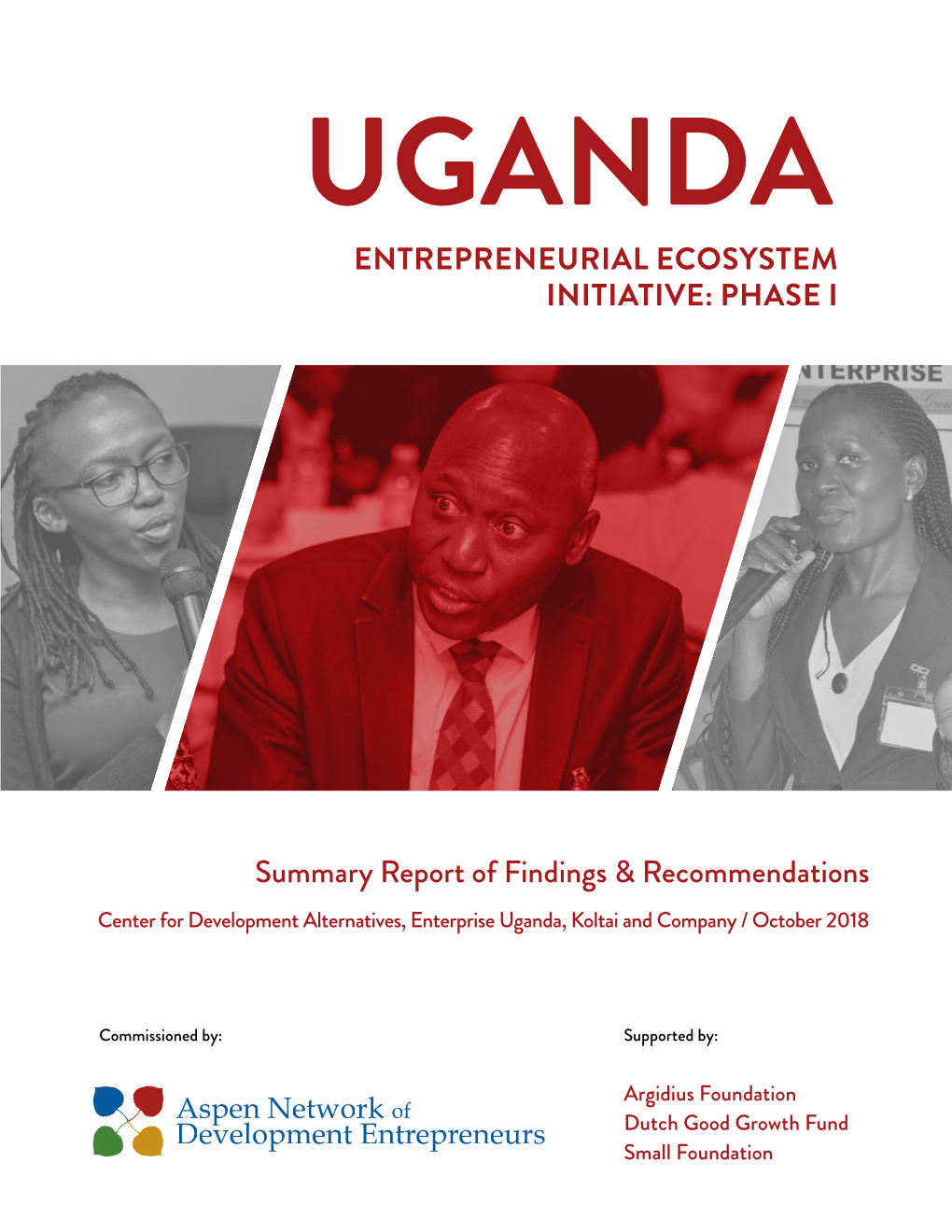 Uganda Entrepreneurial Ecosystem Initiative: Phase I
