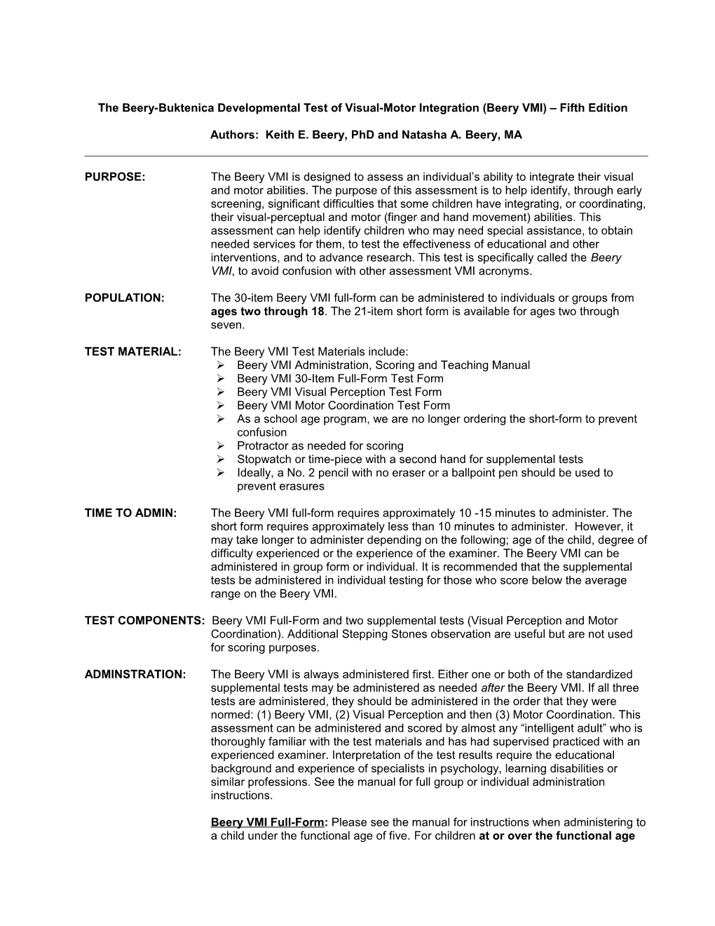 Movement Assessment Battery For Children - 2