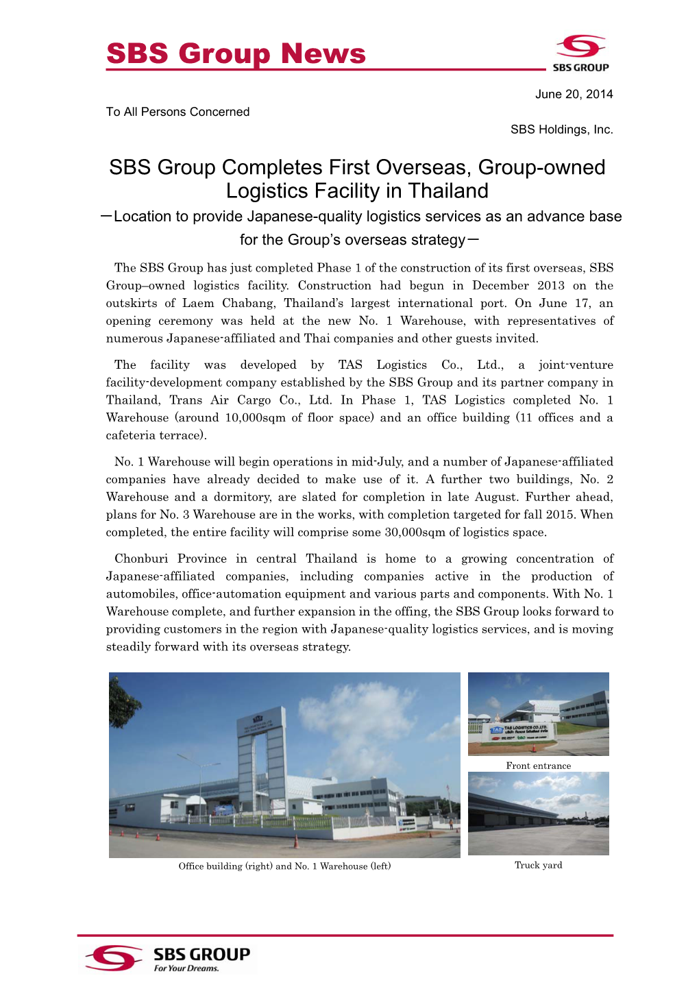 SBS Group News